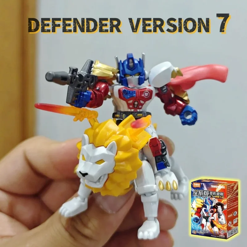 Blokees Genuine New Transformers Vol 7 Defender Star Edition Blind Box Pocket Collectible Action Figure Adult Collection Gift
