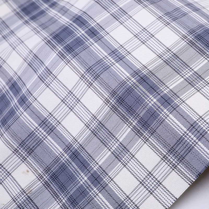 

Yarn-dyed fabric for women's uniform pleated skirts