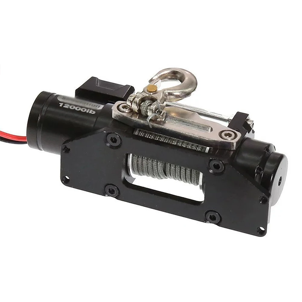 ونش كهربائي معدني مقلد لسيارة زاحفة RC 1/10 SCX10 Traxxas TRX4 المدافع RC4WD D90 D110 TRX6 أجزاء مطورة