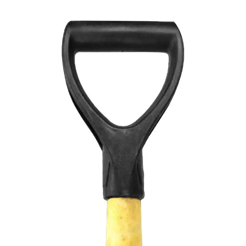 Shovel Handles Digging Shovel D Wood Handle Anti Skidding Shovels Plastic Grip Snow Shovel Handle Rustproof Garden Scoop Shovels