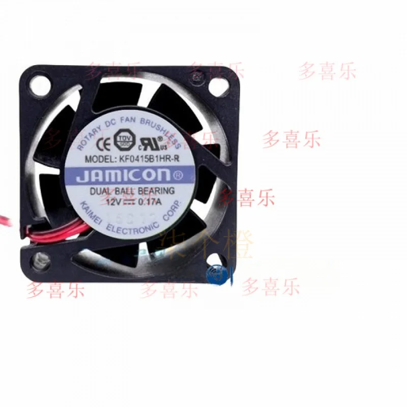 

ZMZM for JAMICON KF0415B1HR-R 12V 0.17A 4015 4CM Small Case Cooling Fan