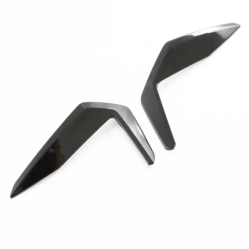 

For BMW X1 U11 x Design 2023 2024 ABS carbon fiber Car Front Rear Blade Trim Light Eyebrow Wind Knife Bumper Cover Sticker