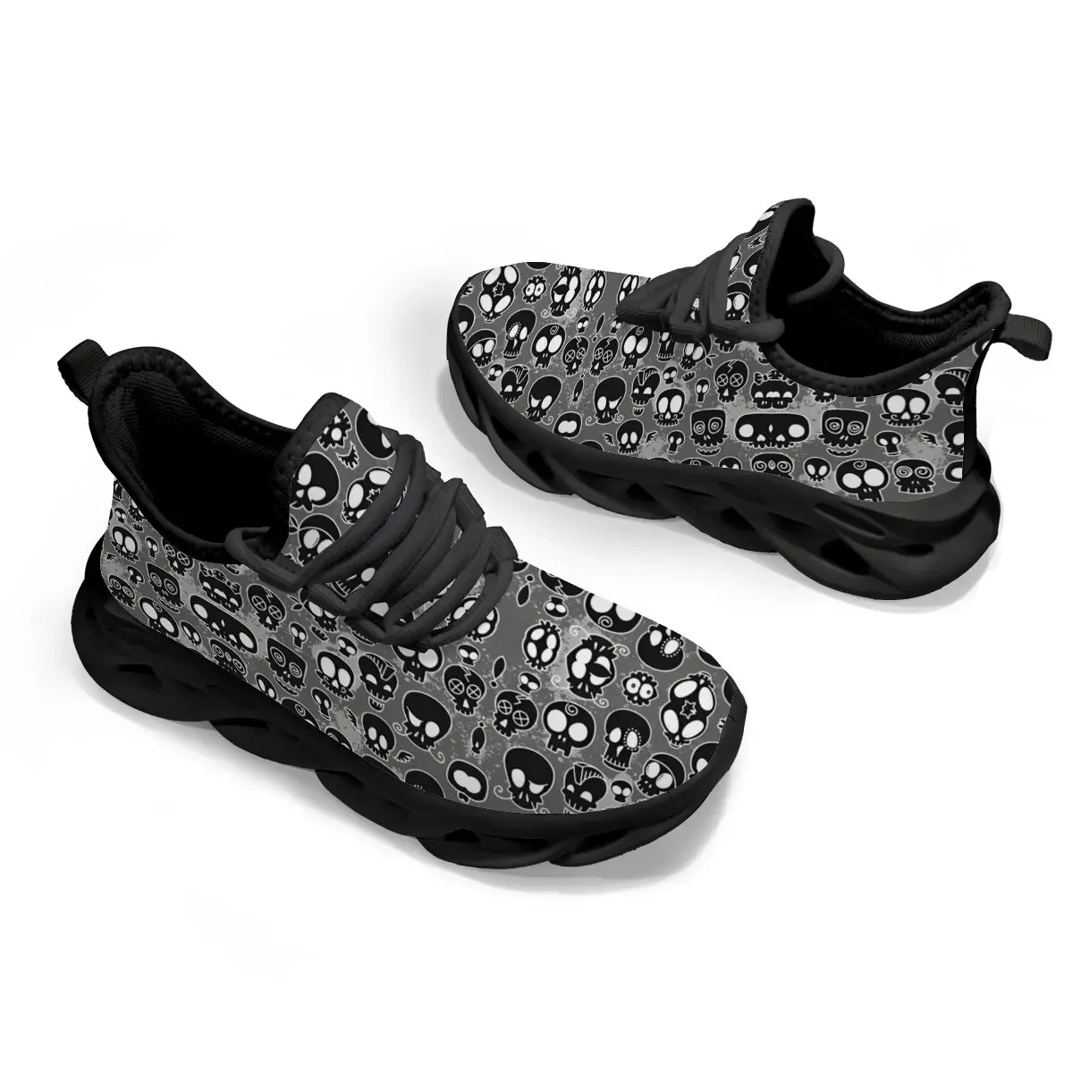 

Custom Sneakers Boys Girls Cartoon Skull Print Flats Sports Running Shoes DIY Sneaker Shoes Chunky Sneakers Sportschuhe Kinder