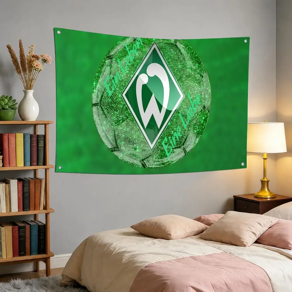 Werder Bremen Football Club Flags Flag Soft Skin-friendly Durable Tapestry Outdoor Flaga Party Home Bedroom Decoration