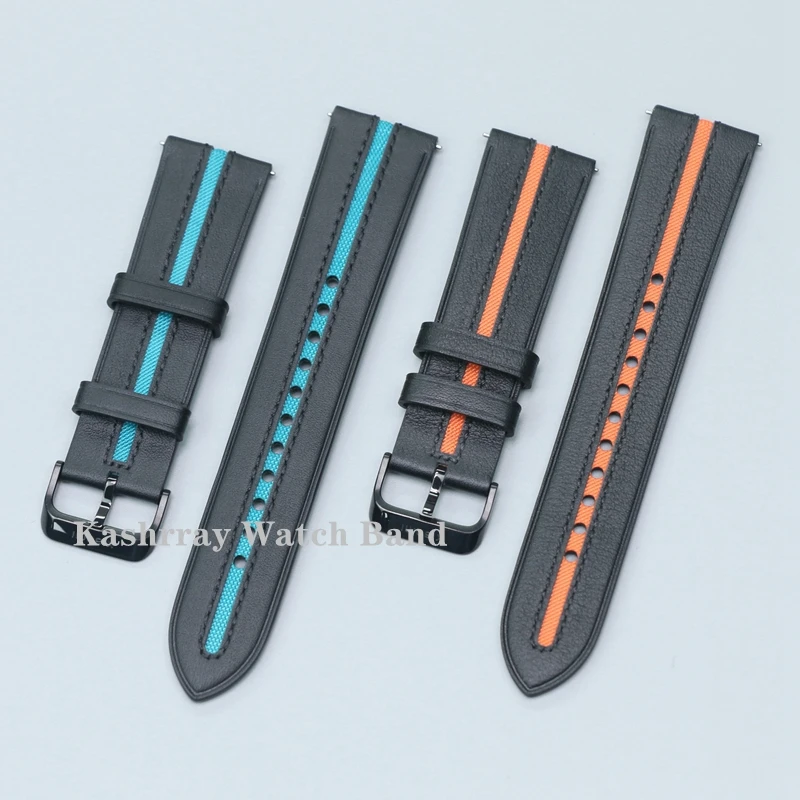 Xiaomi için İzle 2 pro deri kayış 22mm yumuşak buzağı deri Band Xiaomi izle S3 S1 Watchband bilezik