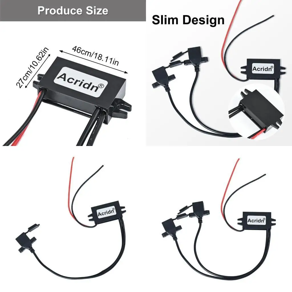 

652F Small Waterproof USB Power Adapter High Efficiency for Diverse Electronic Need