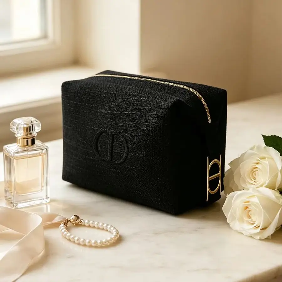 dior-dior’s-bag-minimalist-black-canvas-zipper-mini-storage-bag-with-embroidery-logo-unisex-portable-travel-wash-organizer-for-s