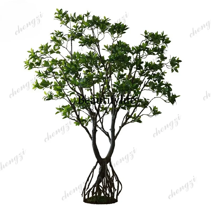 03 simulated mangrove indoor and outdoor landscaping simulated green plants hotel scenic garden decoration fake plants
