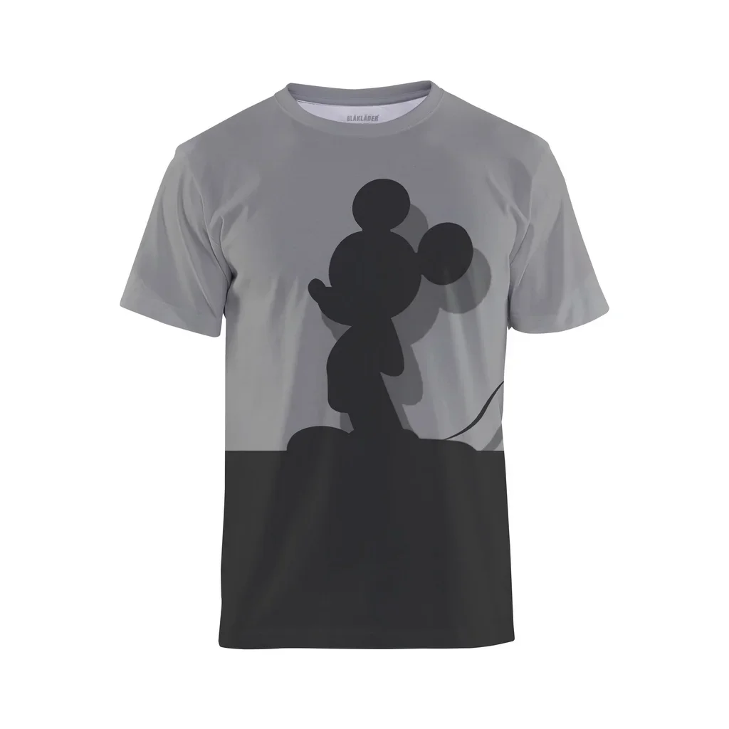 

2024 New Disney Anime Mickey Mouse Summer Tshirt Kids Boys Gilrs Cute Cartoon 3D Print T-Shirt Streetwear