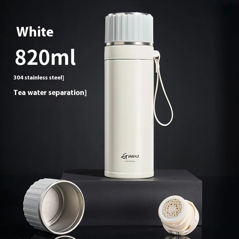 GIANXI ترمس من الفولاذ المقاوم للصدأ زجاجة الحد الأدنى نمط المحمولة الحرارية الباردة العزل زجاجة ماء قوارير فراغ عالية السعة