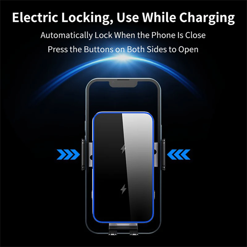 Qi2 Wireless Charger Car Phone Holder Air Vent Mount Stand For iPhone Samsung Cell Phone Support Fast Charging - view 5