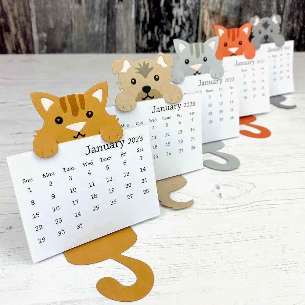 Cute Animals I\'m A Hugger Clear Stamps and Cutting Dies With Face Dog Cat Fox Bunny Die For DIY Gift Card Envelope Craft Making