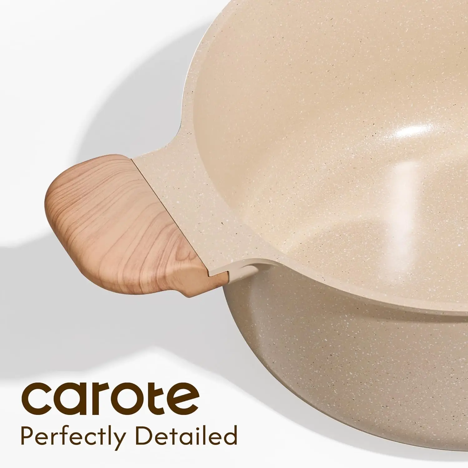 5 Qt Nonstick Stock Pot with Lid, Ceramic Soup Pot Easy Clean PFOA Free Cookware for Oatmeal 6