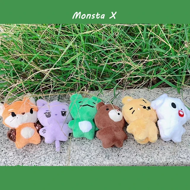 10CM KPOP Monsta X Animals Cartoon Figure Plush Doll Keychains Jooheon  Hyungwon Minhynk Stuffed Toy Bag Key Pendant Fans Gifts - AliExpress