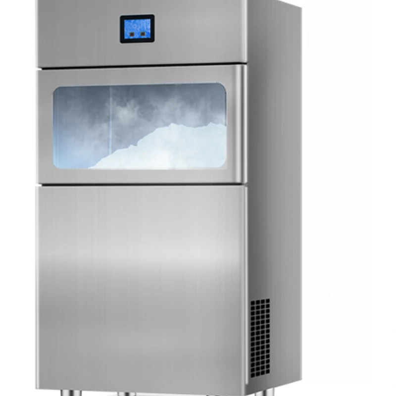 Automatic commercial flake ice machine, industrial ice machine, large output, self-catering, hot pot, hotel