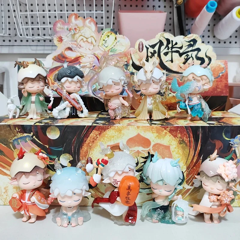 Presale Heyone MIMI Fenghua Record Series Blind Box Anime Figure mystery Bag Ornament Figurines Home Decor Desktop Dolls Model