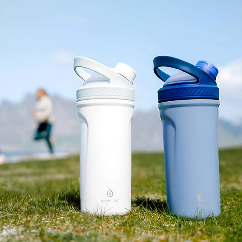 

Ideus shaker cup with silent Tritan material ball protein shake bottle, portable pre-workout water cup and stirring cup, suitab