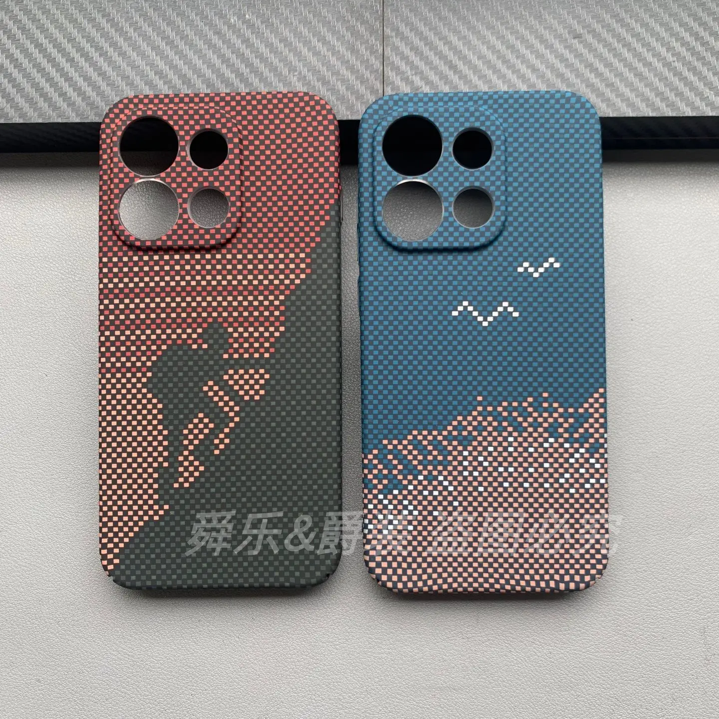 For OPPO Reno16 Pro Global Case Thin Carbon Fiber Stripe PC Material Hard Phone borderless Cover Shockproof Skin-friendly Feel