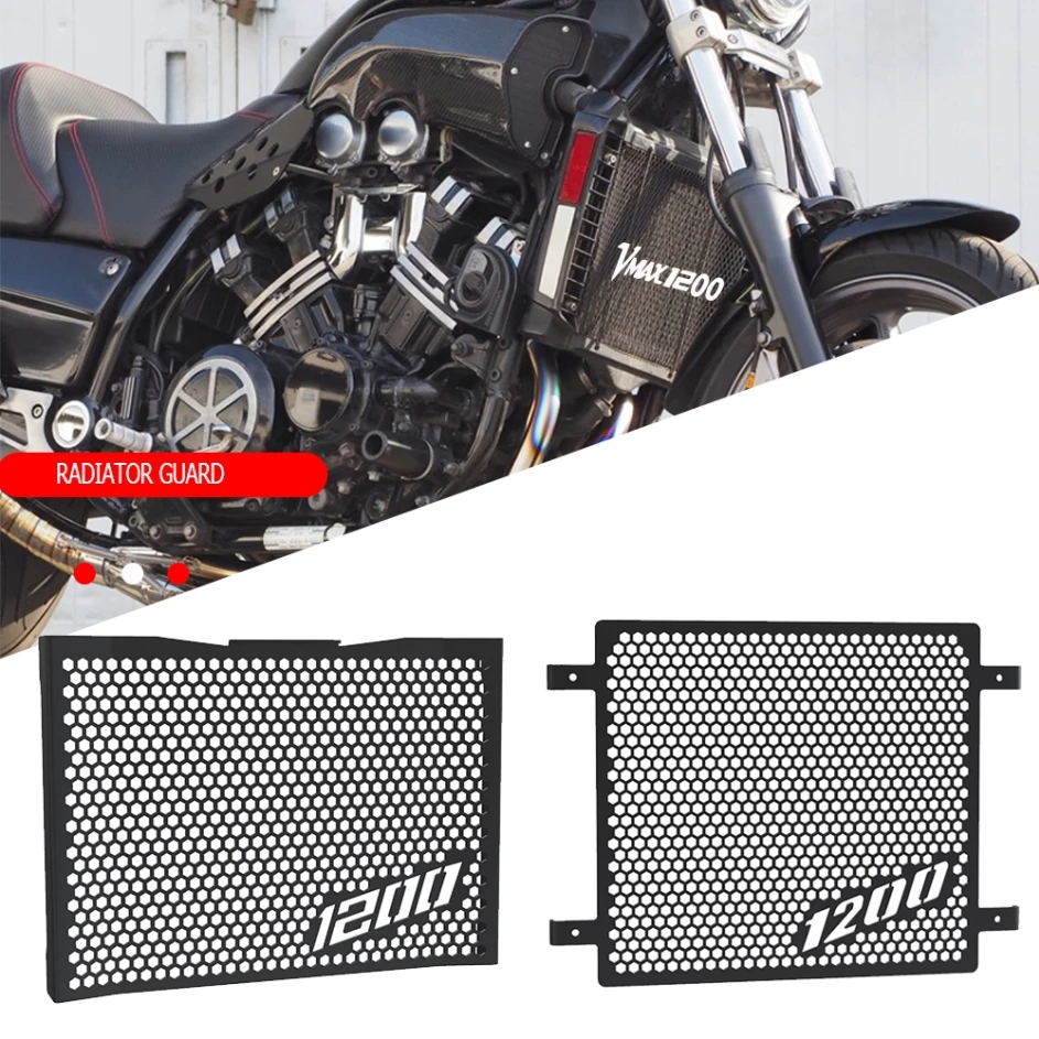 

Radiator Grille Guard Protector Cover Motorcycle FOR YAMAHA VMAX/V-MAX 1200 1985-2007 2006 2005 2004 2003 2002 2001 2000 1999 98