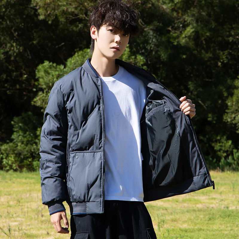 موضة جديدة شتاء دافئ سستة الرجال سترات عالية الجودة يندبروف معاطف قطنية غير رسمية كل مباراة الملابس القطنية اليومية للرجال