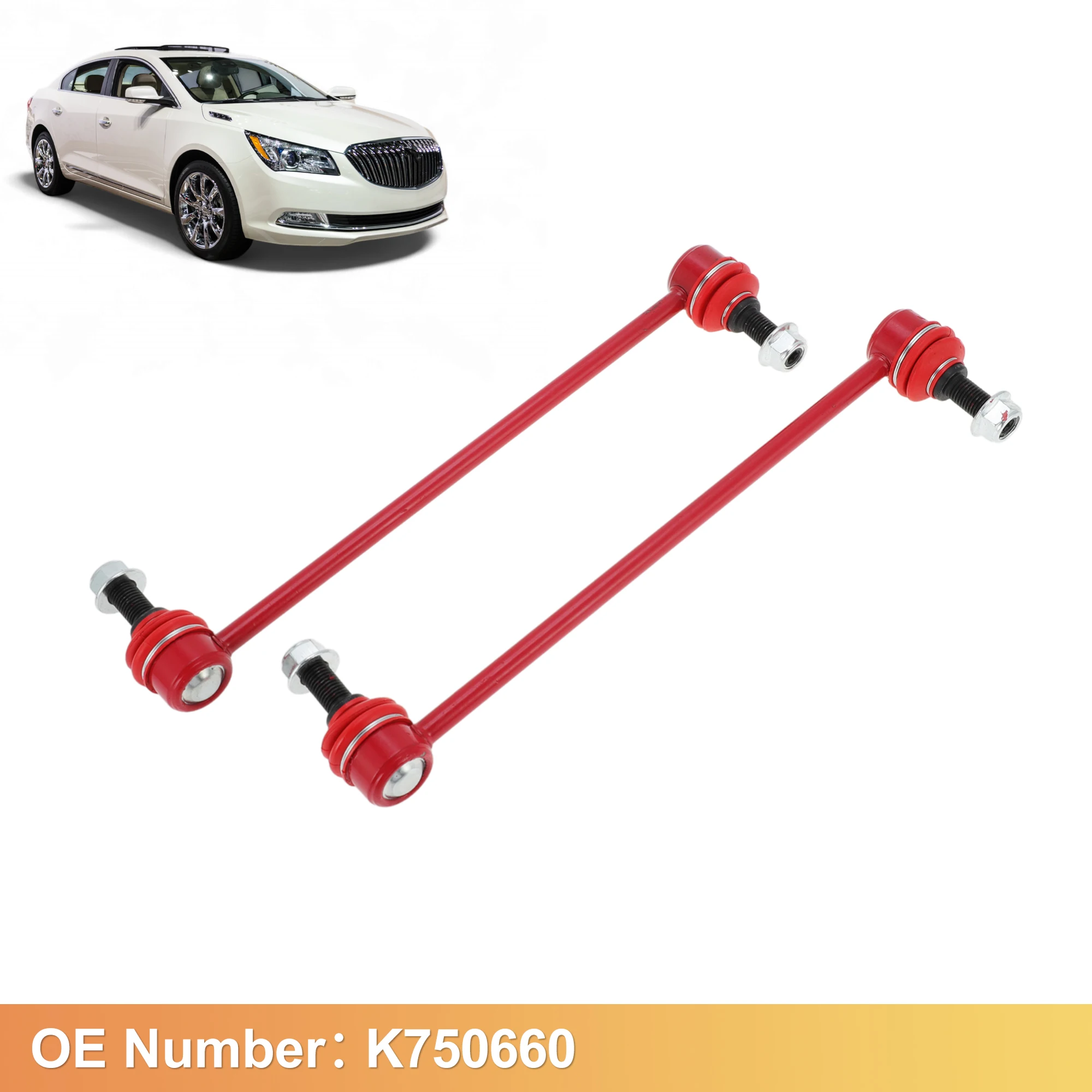 UXCELL No.K750660 2pcs Front Sway Bar Links Stabilizer Link Kit for Buick LaCrosse Regal for Chevrolet Impala Malibu