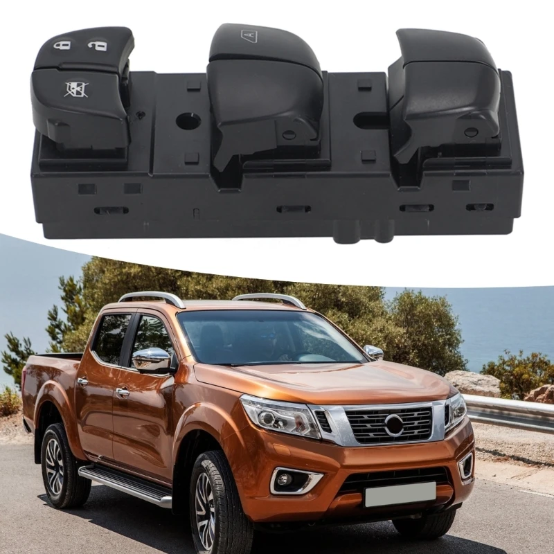 Vehicle Glass Control Assembly for Selected Pickup Models, 254014JG0A 12V ABS Service Part with Clip-In Housing for Cabin Repair