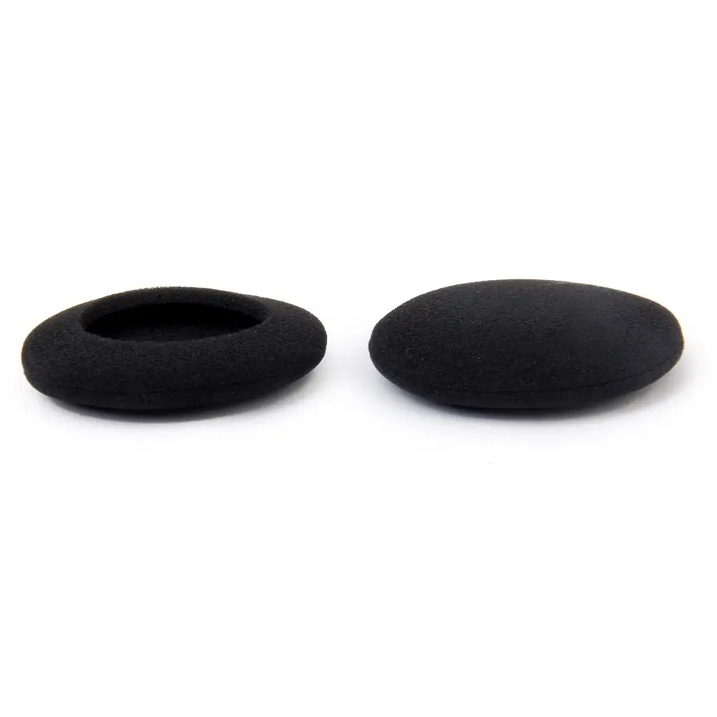 4pairs 65mm Ear Cushions Earpads for Headphones Earphones Black
