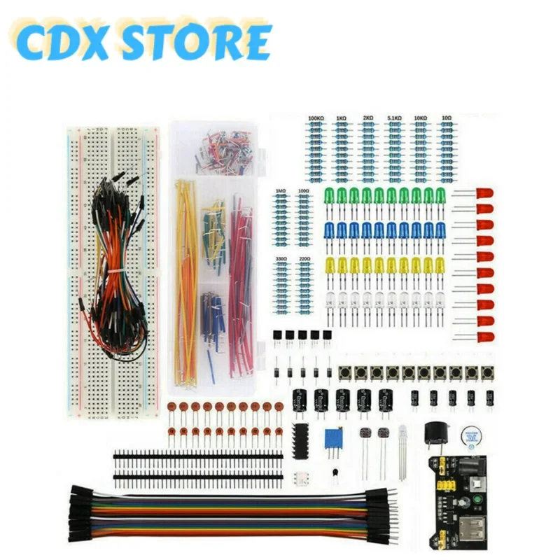 The 830-well breadboard Kit MB-102 is suitable for the UNO R3 component Pack Starter Starter Kit