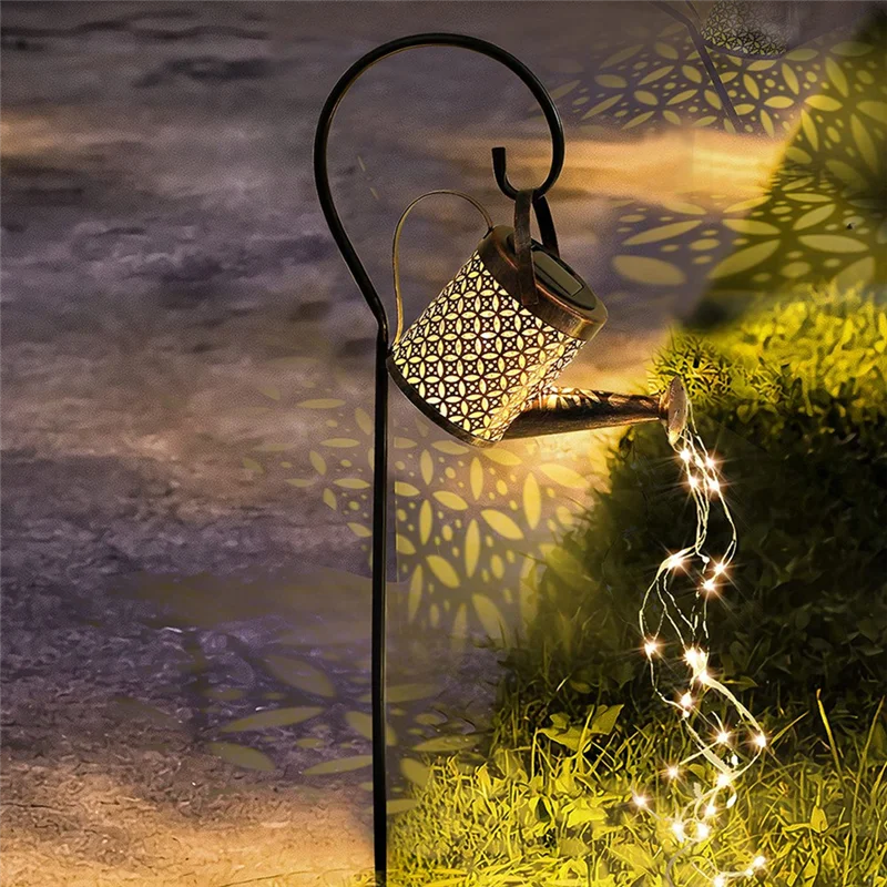 Solar Watering Can Light Landscape Sun LED Lamp Waterproof Outdoor Garden Decor Yard Porch Lawn Backyard