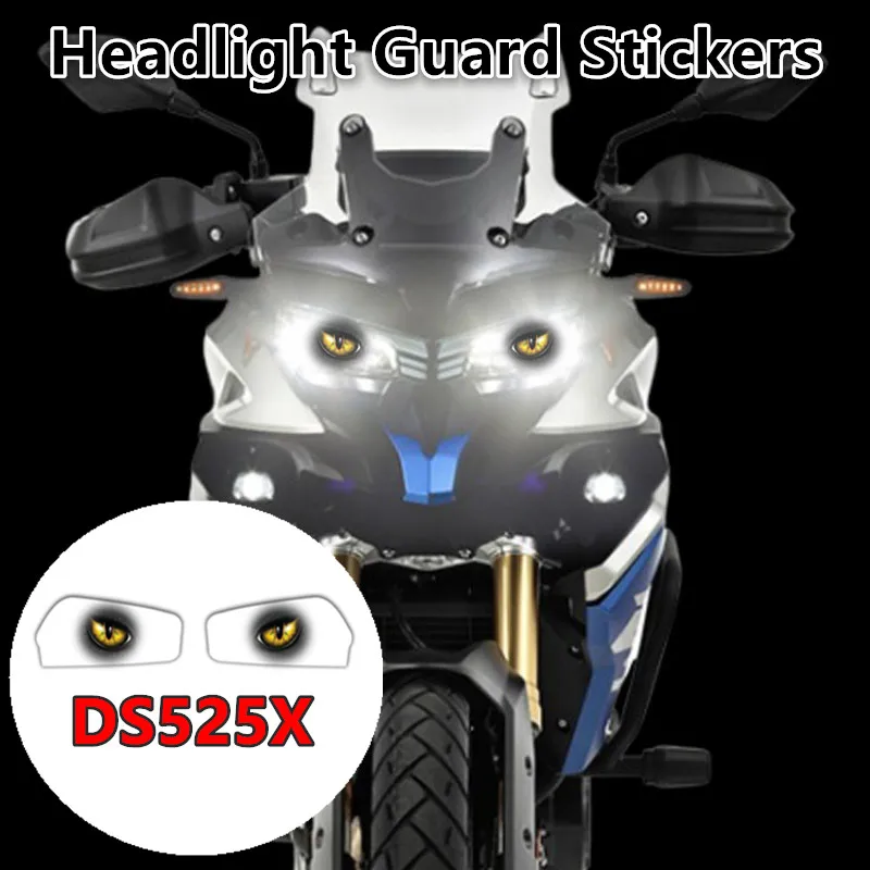 Motorcycle Front Fairing Headlight Guard Decals Head Light Protector Stickerst For VOGE 625 DSX525 ds 525x 2024 2025