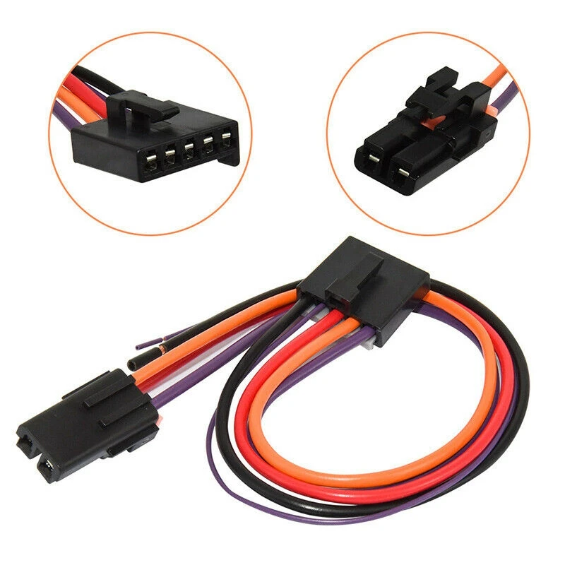 

A76T-Car Blower Motor Resistor Control Module + Harness Kit For Trailblazer Buick 19329838 19260762