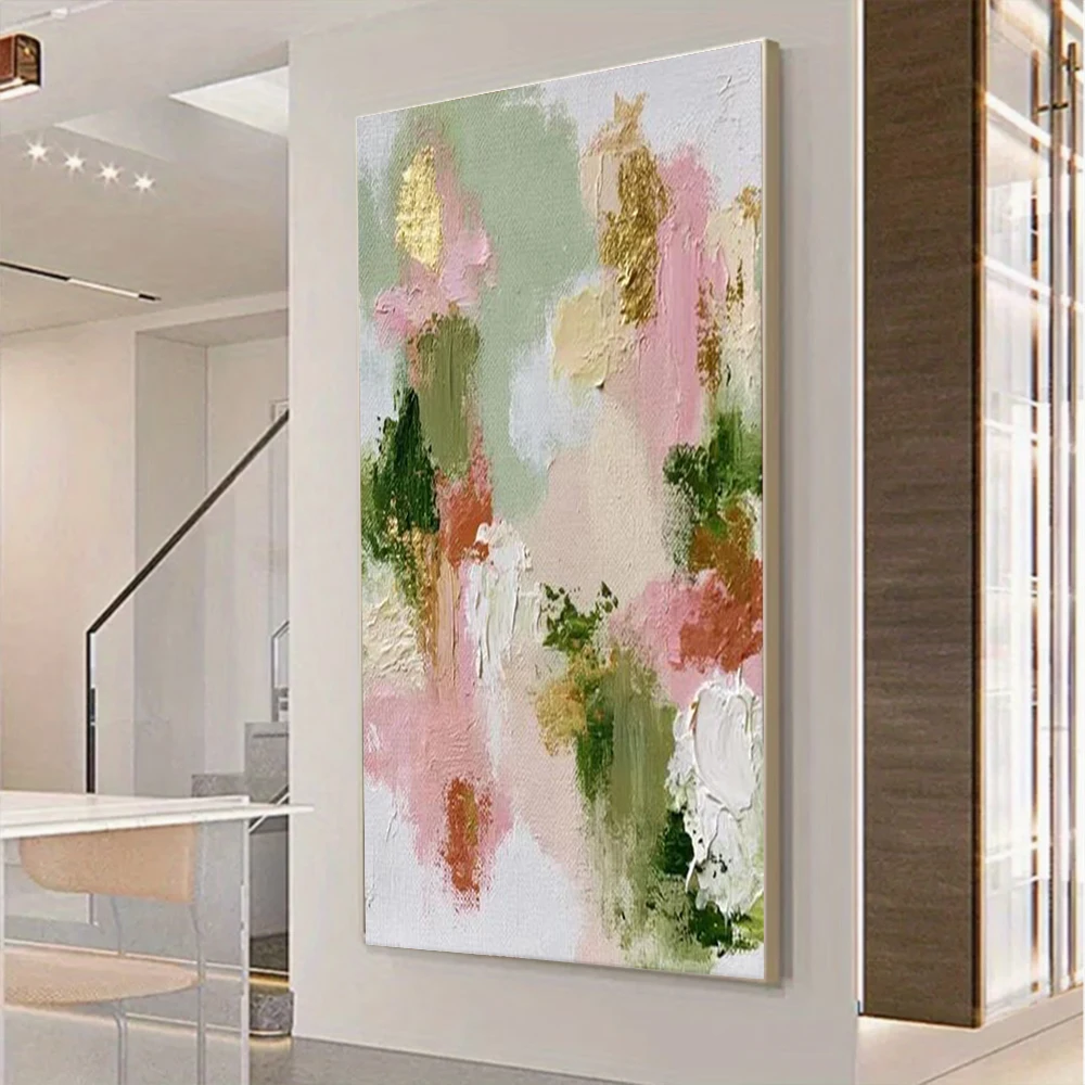 100% Handmade Original Oil Paintings Modern Abstract Wall Art Picture Top Gold Mural For Home Living Room Decor Image Pattern