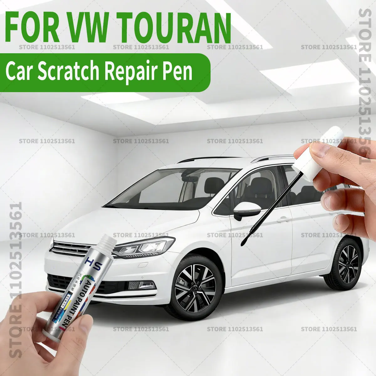 

Карандаш для ремонта краски, средство для удаления царапин, аксессуары для авто DIY, Oryx White, Deep Black, Grey, Silver для Volkswagen TOURAN 2003-2025