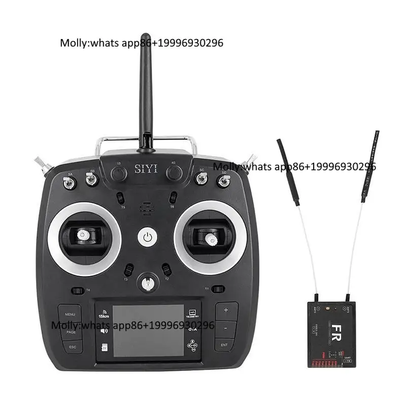 SIYI FT24 2.4G 12CH 15KM Transmitter with 2.8-inch LCD Screen and Multi-protocol RF System for RC Drones