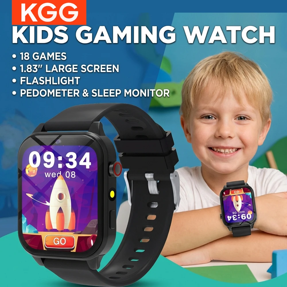 

Умные часы для детей, водонепроницаемые, с фонариком, камерой, 18 играми, напоминаниями о будильнике, мониторингом сна, шагомером, часы для мальчиков и девочек, подарок