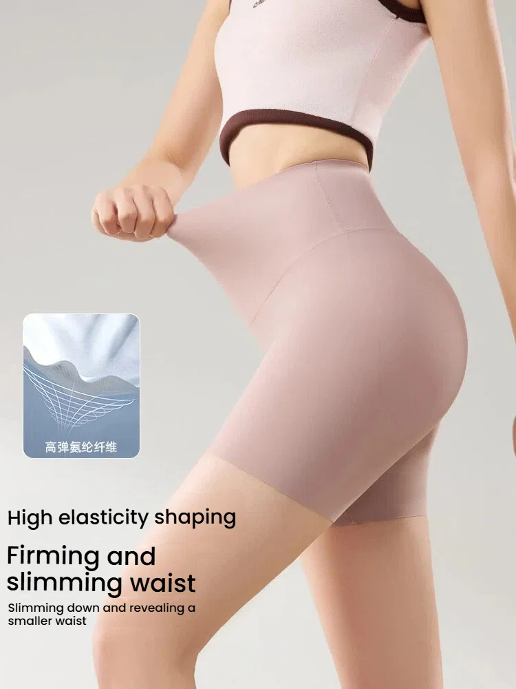 Women's Shark Pants Summer Thin High Waist Tummy Control Leggings Yoga Shorts Fitness Workout Cycling Running Sports Shorts