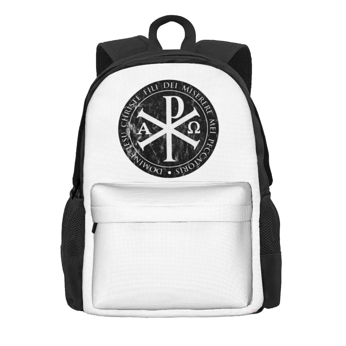 

Chirho, Chi Rho, Christogram, Jesus Backpack Daypack Large Capacity Kids BookBag School Bag Shoulder Bags for Men Women