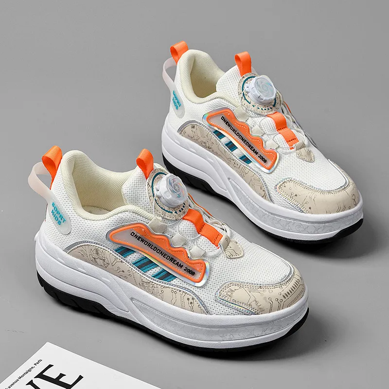 

Kids' Viral Heelys (New): Girls' 4-Wheel Detachable Summer, Boys' 2-Wheel & Student Transformable Wheeled Shoes