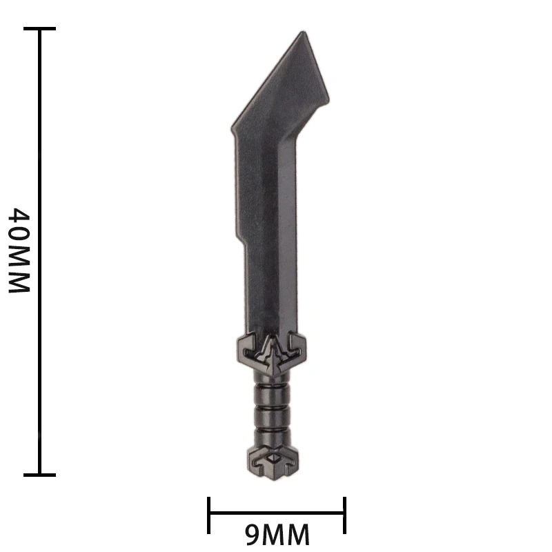 Koruit Mediaeval Times Dwarf Weapons For 4cm Figures Accessories Spear Sword Axe MOC Building Blocks Bricks Toys For Children