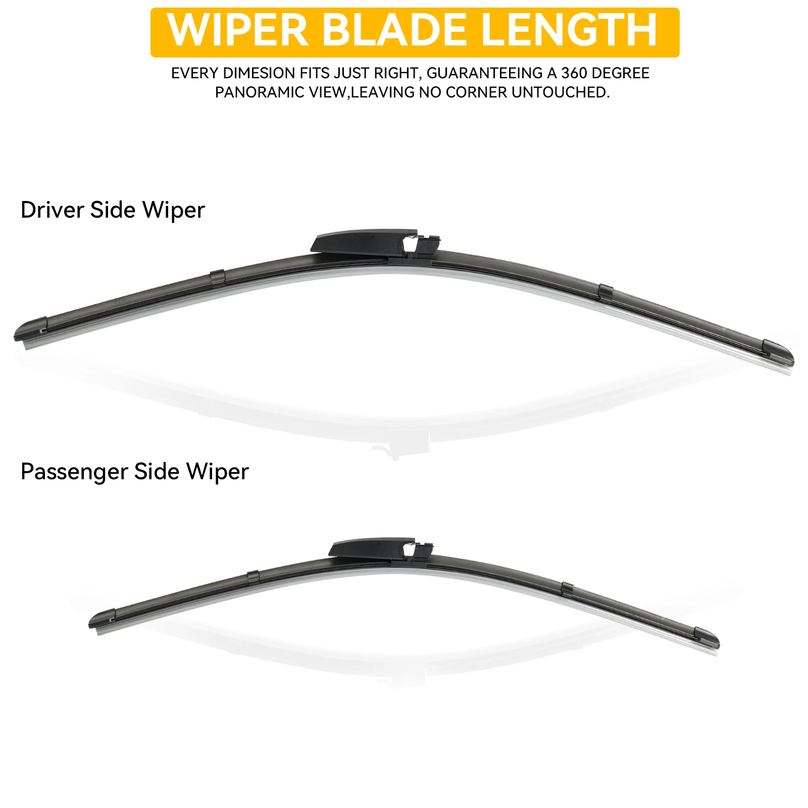 Erick\'s Wiper LHD Front Wiper Blades For Audi A6 C5 4B 1997 - 2004 Windshield Windscreen Window Rain Brushes 22\