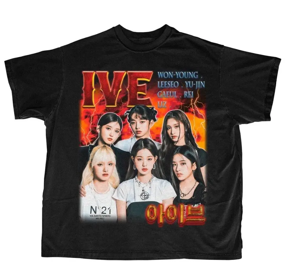 2025 صيف جديد تي شيرت Kpop الشيطان هنتر تي شيرت هنتر فتاة K-pop عالية الجودة تي شيرت فضفاض نمط الرجعية الملابس القطنية للجنسين