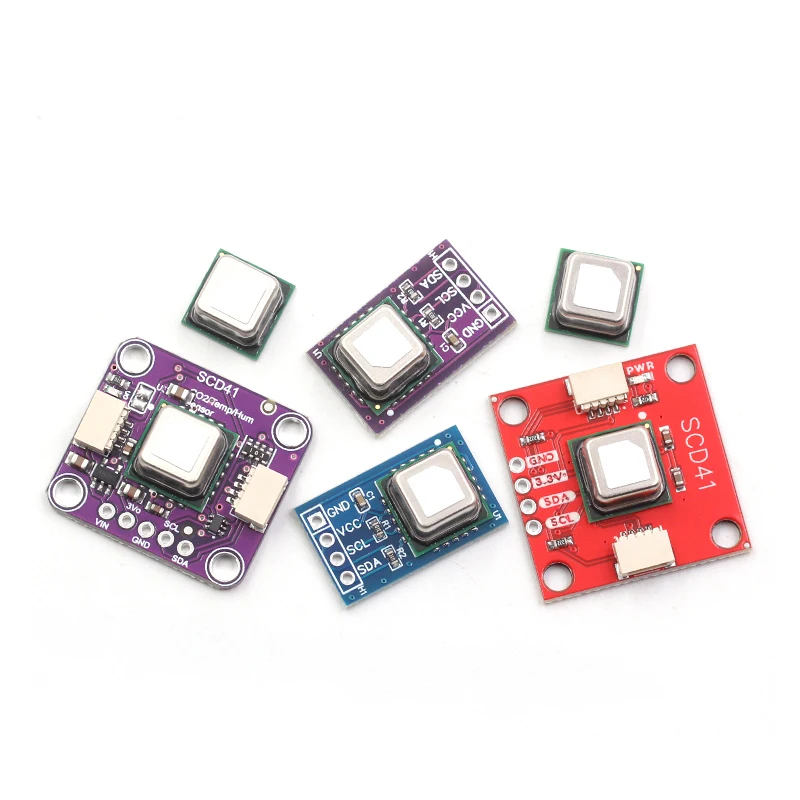 O módulo sensor de gás SCD40 SCD41 detecta dióxido de carbono CO2, temperatura e umidade, comunicação I2C dois em um