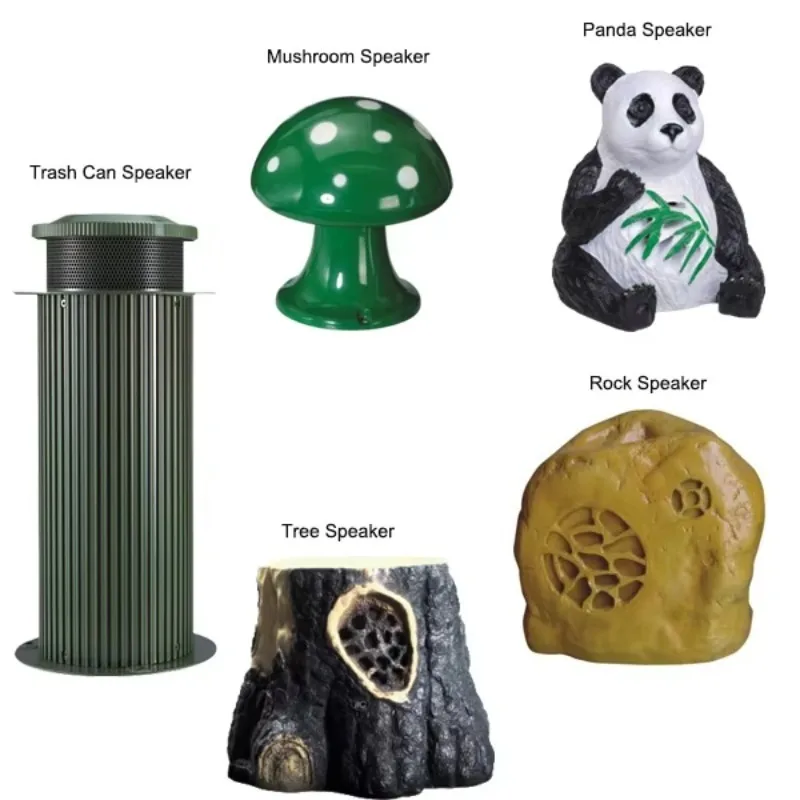 70V 100V Outdoor Rock Shaped Stone Landscape Speaker Garden Speaker
