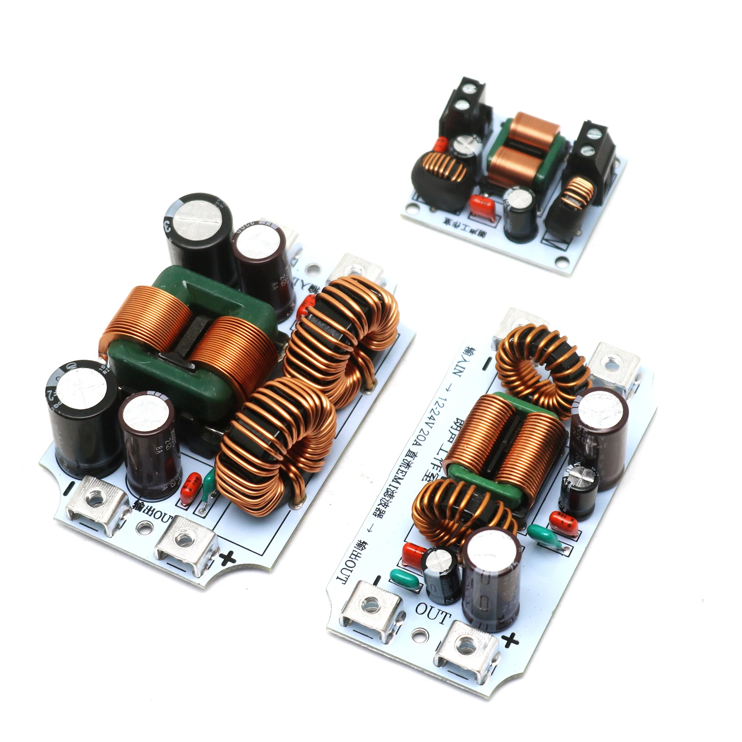 8A 20A 50A Car Audio Power Filter DC LC EMI Filter EMC Purifying Power Supply Amplifier Music High-Frequency Noise Filtering 12V