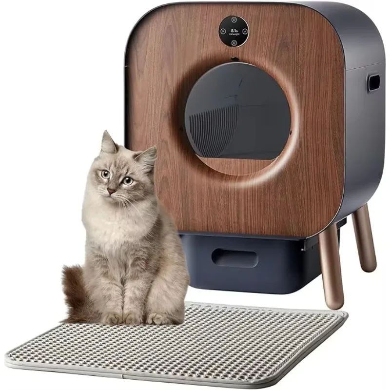 Autoclean Smart Wi-Fi Pet Electric Cat Litter Box Semi-Automatic Quick Self-Cleaning Feature Easy Clean