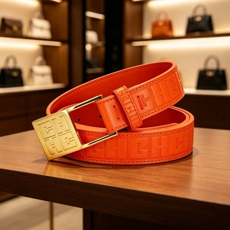 Women Belt Export Quality Gift Box Double Sided Waist Strap Adjustable Casual Hot Sale Fashion​