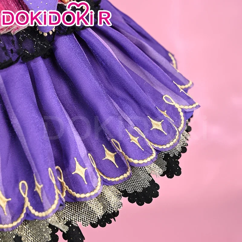 2025 أزياء كوروساوا ديا التأثيرية أنيمي لوف لايف! تأثيري DokiDoki-R هالوين المرأة فستان الشيطان الصغير كوروساوا ديا شعر مستعار تأثيري #4