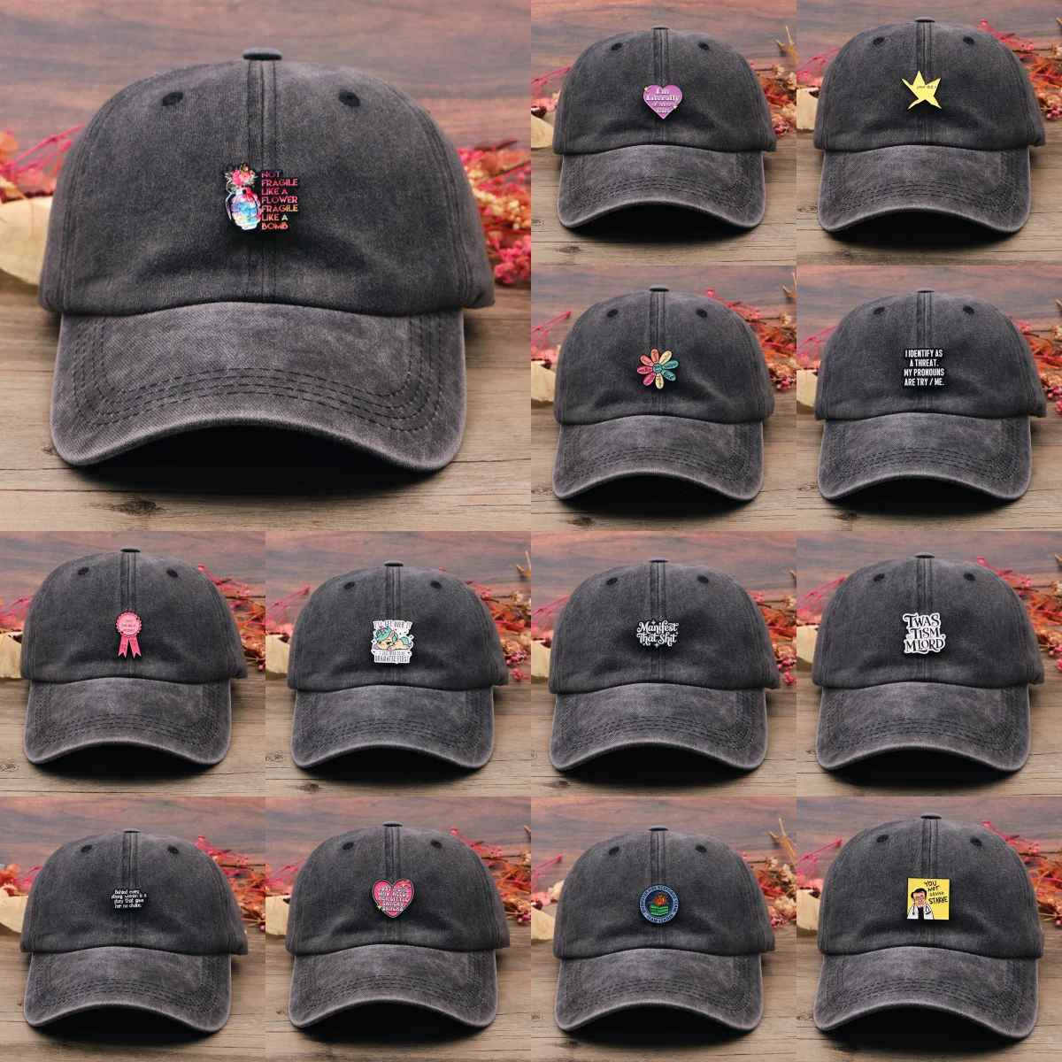 

Feminist Quotes Vintage Classic Baseball Caps for Men Cap Casual Style Women Girls Washed Hat Outdoor Sports Cap