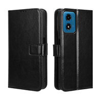 Fit in Motorola Moto G04s Luxury Crazy Horse Leather Case Skin PU Suitable for Moto G 04s G04s Phone Case