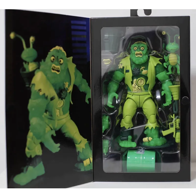 NECA 54256 Figurka Wojowniczych Żółwi Ninja TMNT Figurki Akcji 7-calowy Ruchomy Model Lalka Ozdoby Prezent dla Dzieci Oryginalny